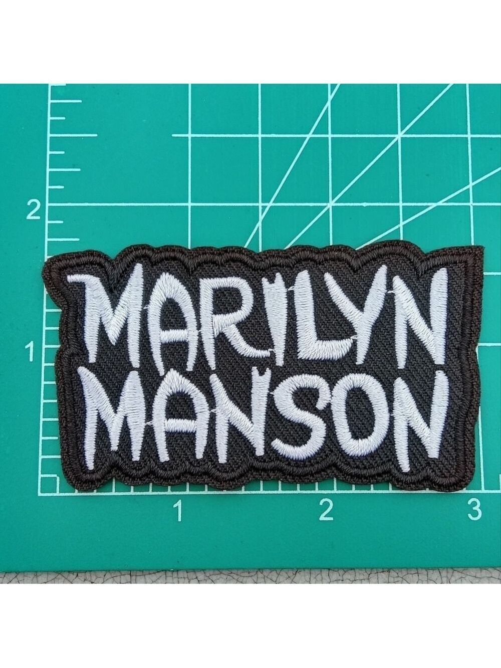 2/$10 Marilyn Manson Black and White Patch